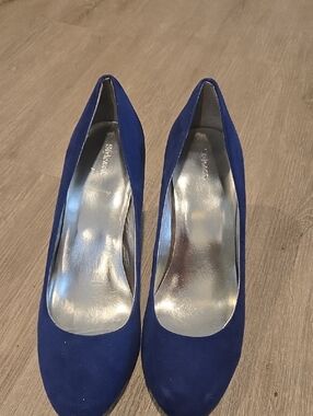 Style & Co. Royal Blue Suede Pointed-Toe Pumps